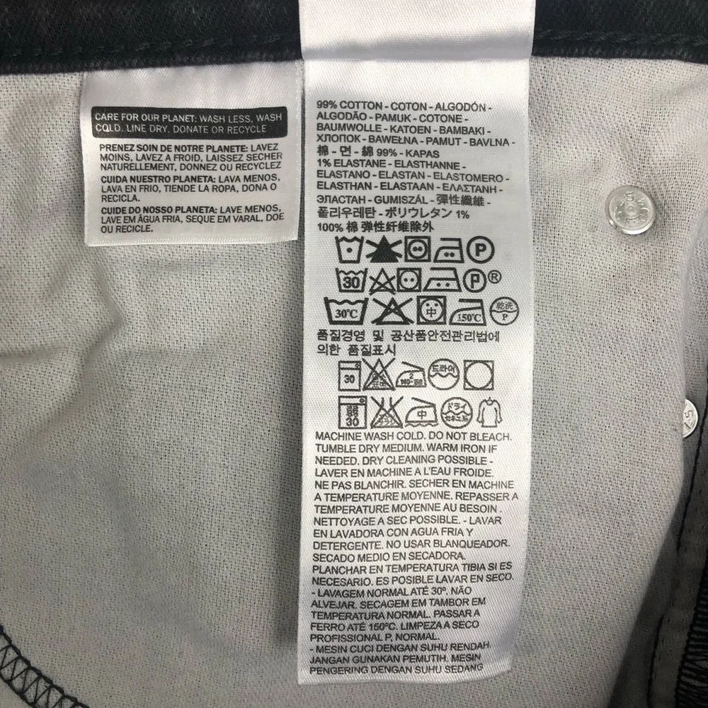 LEVI STRAUSS & CO. 541 Men’s Black Jeans Size W34 L30 - Picture 6 of 8